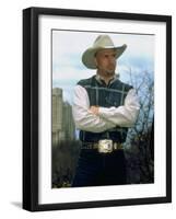 Country Singer Garth Brooks-Dave Allocca-Framed Premium Photographic Print