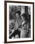 Country Singer Roger Miller and His Wife at Home-Ralph Crane-Framed Premium Photographic Print