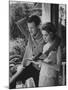 Country Singer Roger Miller and His Wife at Home-Ralph Crane-Mounted Premium Photographic Print