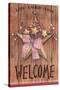 Country Star Welcome-Melinda Hipsher-Stretched Canvas