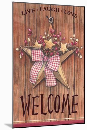 Country Star Welcome-Melinda Hipsher-Mounted Giclee Print