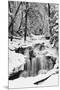 Country Stream in Winter, Michigan-null-Mounted Art Print