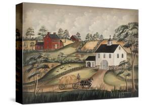 Country Sunday-Barbara Jeffords-Stretched Canvas