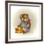 Country Teddy-Peggy Harris-Framed Giclee Print