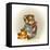 Country Teddy-Peggy Harris-Framed Stretched Canvas