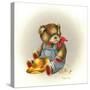 Country Teddy-Peggy Harris-Stretched Canvas