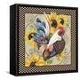 Country Time Rooster-B-Jean Plout-Framed Stretched Canvas