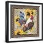 Country Time Rooster-B-Jean Plout-Framed Giclee Print