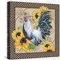Country Time Rooster-C-Jean Plout-Stretched Canvas