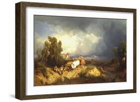 Country under a Storm-Andras Marko-Framed Giclee Print