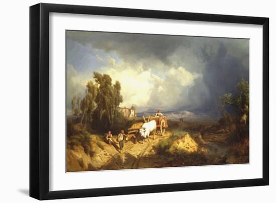 Country under a Storm-Andras Marko-Framed Giclee Print