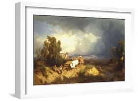Country under a Storm-Andras Marko-Framed Giclee Print