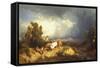 Country under a Storm-Andras Marko-Framed Stretched Canvas