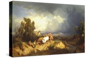 Country under a Storm-Andras Marko-Stretched Canvas