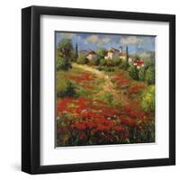 Country Village II-Hulsey-Framed Art Print