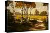 Country Walk II-Graham Reynolds-Stretched Canvas