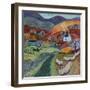 Country Ways, 2021 (acrylics on linen)-Lisa Graa Jensen-Framed Giclee Print