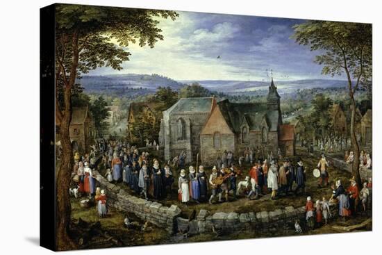 Country Wedding, 1621-1623-Jan Brueghel the Elder-Stretched Canvas