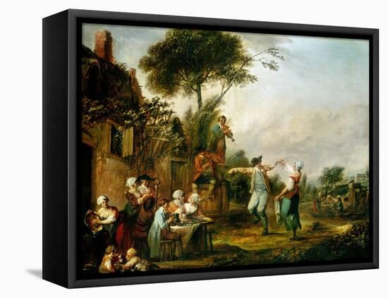 Country Wedding, 1797-Louis Joseph Watteau-Framed Stretched Canvas