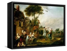 Country Wedding, 1797-Louis Joseph Watteau-Framed Stretched Canvas