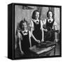 Country Western Singing Carter Sisters Anita, June and Helen, Singing, Playing Autoharp and Guitar-Eric Schaal-Framed Stretched Canvas