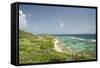 Countryside and Ocean on St. Croix-Macduff Everton-Framed Stretched Canvas