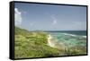 Countryside and Ocean on St. Croix-Macduff Everton-Framed Stretched Canvas