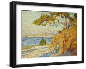 Countryside at Noon-Théo van Rysselberghe-Framed Giclee Print