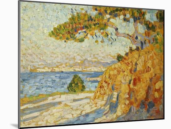 Countryside at Noon-Théo van Rysselberghe-Mounted Giclee Print