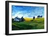 Countryside Cottage-Cherie Roe Dirksen-Framed Giclee Print