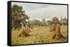 Countryside Field 1906-George S Elgood-Framed Stretched Canvas