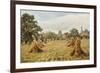 Countryside Field 1906-George S Elgood-Framed Premium Giclee Print