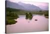 Countryside in Guizhou Province China.-Nancy Brown-Stretched Canvas