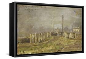 Countryside in Lombardy-Emilio Longoni-Framed Stretched Canvas