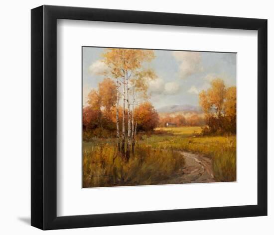 Countryside in the Fall-K^ Park-Framed Art Print