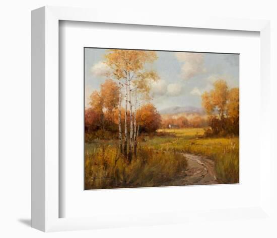 Countryside in the Fall-K^ Park-Framed Art Print