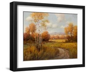 Countryside in the Fall-K^ Park-Framed Art Print