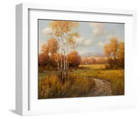 Countryside in the Fall-K^ Park-Framed Art Print