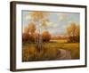 Countryside in the Fall-K^ Park-Framed Art Print