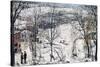 Countryside in Winter, 1920 (Painting)-Isaak Israilevich Brodsky-Stretched Canvas