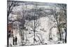 Countryside in Winter, 1920 (Painting)-Isaak Israilevich Brodsky-Mounted Giclee Print