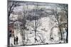 Countryside in Winter, 1920 (Painting)-Isaak Israilevich Brodsky-Mounted Giclee Print