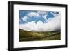 Countryside Landscape Image across to Mountains in Distance with Dramatic Sky-Veneratio-Framed Photographic Print