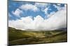 Countryside Landscape Image across to Mountains in Distance with Dramatic Sky-Veneratio-Mounted Photographic Print