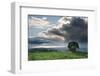 Countryside Landscape Image across to Mountains in Distance with Dramatic Sky-Veneratio-Framed Photographic Print