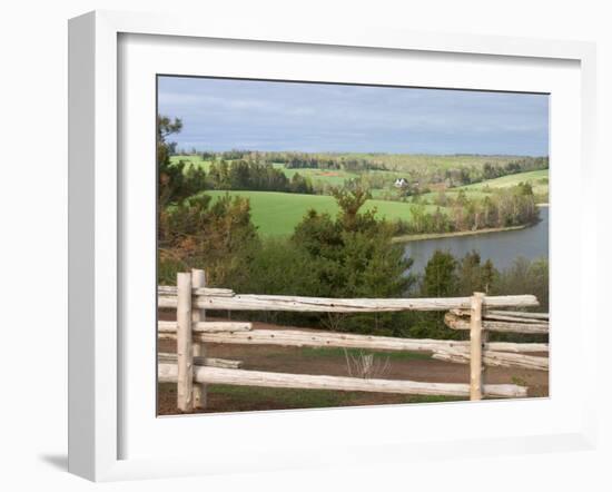 Countryside near New Glascow, Prince Edward Island, Canada-Julie Eggers-Framed Premium Photographic Print