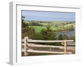 Countryside near New Glascow, Prince Edward Island, Canada-Julie Eggers-Framed Premium Photographic Print