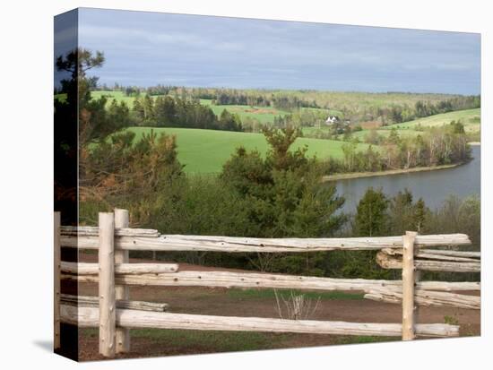 Countryside near New Glascow, Prince Edward Island, Canada-Julie Eggers-Stretched Canvas