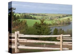 Countryside near New Glascow, Prince Edward Island, Canada-Julie Eggers-Stretched Canvas