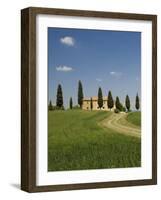 Countryside Near Pienza, Val D'Orcia, Siena Province, Tuscany, Italy, Europe-Pitamitz Sergio-Framed Photographic Print